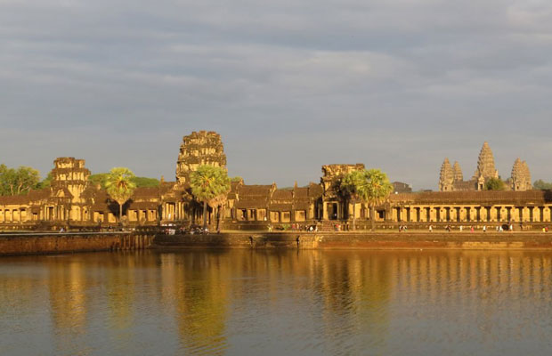 Angkor Wat is a massive temple complex