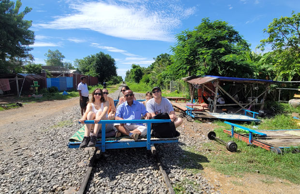 Bamboo Train in Battambang